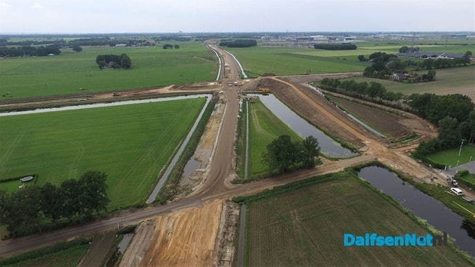 Drone foto’s Project Vechtdalverbinding - Foto: Johan Bokma