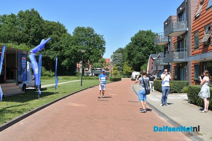 PEC Zwolle truck on tour vanmiddag bij Philadelphia in Dalfsen - Foto: Johan Bokma