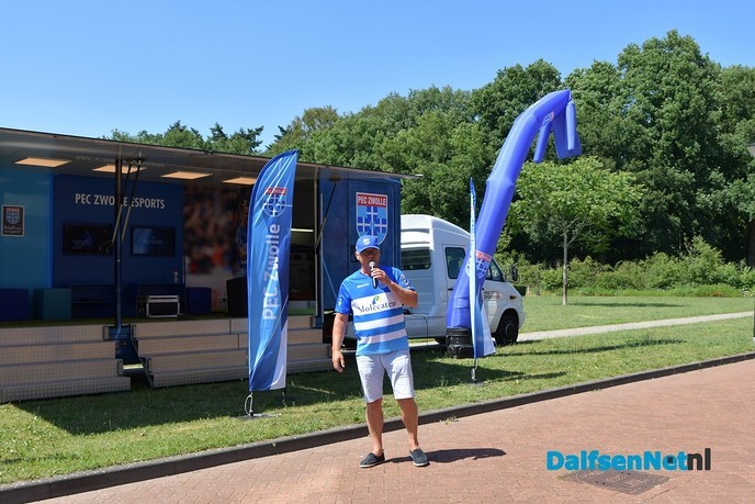 PEC Zwolle truck on tour vanmiddag bij Philadelphia in Dalfsen - Foto: Johan Bokma