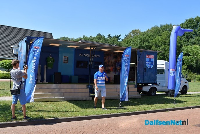 PEC Zwolle truck on tour vanmiddag bij Philadelphia in Dalfsen - Foto: Johan Bokma