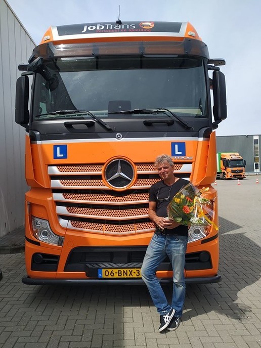 Hein Hoes (uut Dalfsen) nieuwe instructeur bij JobTrans - Foto: Ingezonden foto