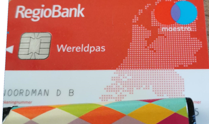Bankpas gevonden - Foto: Ingezonden foto