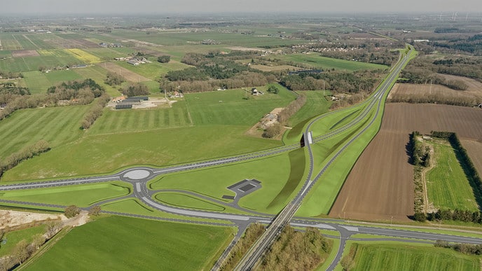 Werkzaamheden knooppunt Varsen zijn gestart - Foto: Ingezonden foto