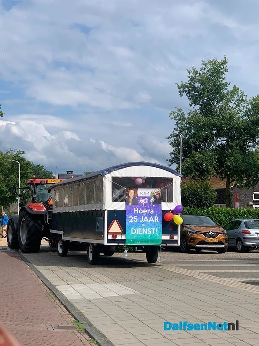 Kim 25 jaar in dienst! - Foto: Ingezonden foto