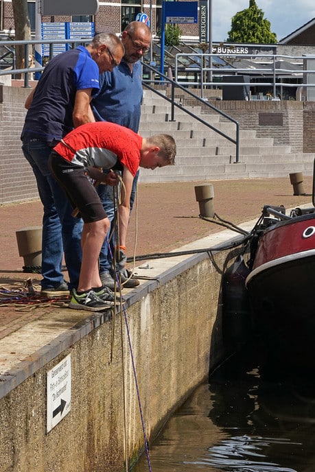 “Monstervangsten”” bij Vechtkade - Foto: Paul Scholten