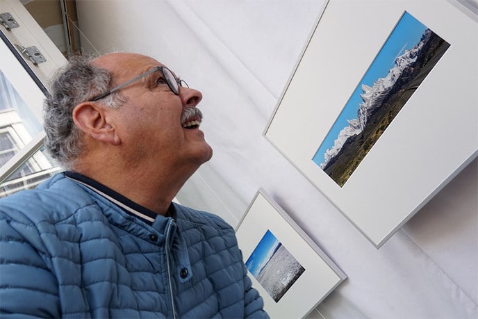 Nieuwe expo in vitrines Albert Heijn - Foto: Paul Scholten