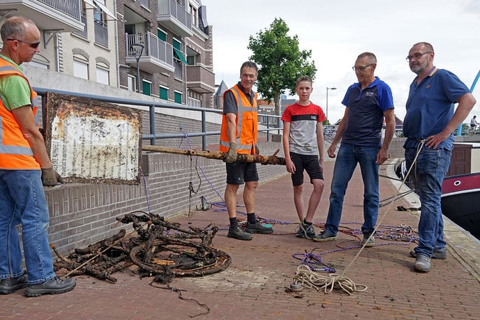 “Monstervangsten”” bij Vechtkade - Foto: Paul Scholten