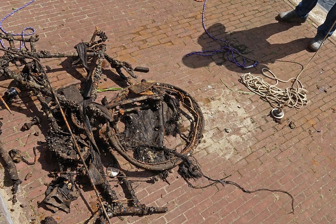 “Monstervangsten”” bij Vechtkade - Foto: Paul Scholten