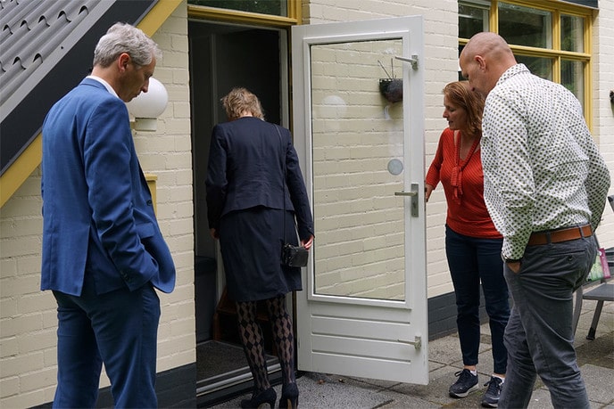 Bedrijfsbezoek college Dalfsen aan Buitenplaats Gerner - Foto: Paul Scholten