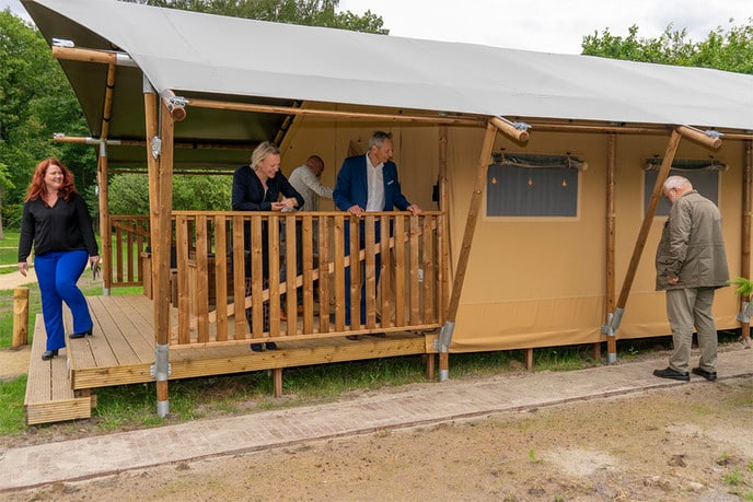 Bedrijfsbezoek college Dalfsen aan Buitenplaats Gerner - Foto: Paul Scholten
