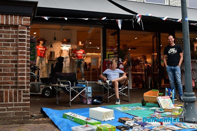 Frankrijk in het centrum van Dalfsen - Foto: Johan Bokma