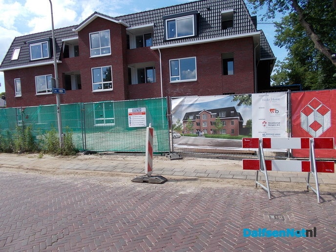 Het schiet al lekker op met de 21 apartementen