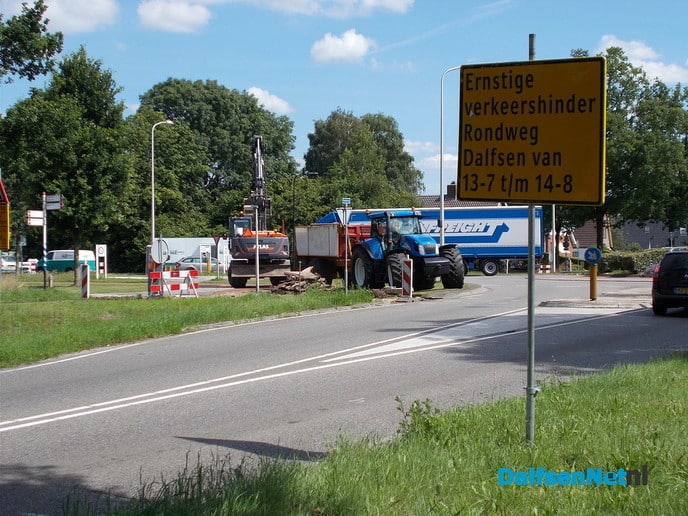 Werkzaamheden rotonde
