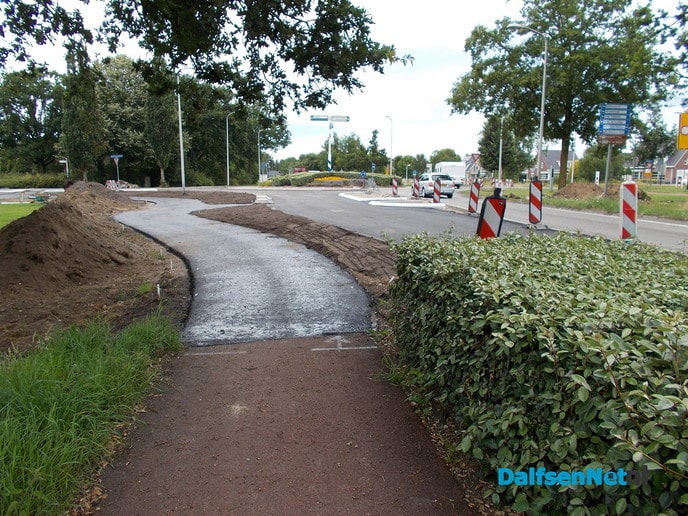 De stand van zaken bij de rotonde