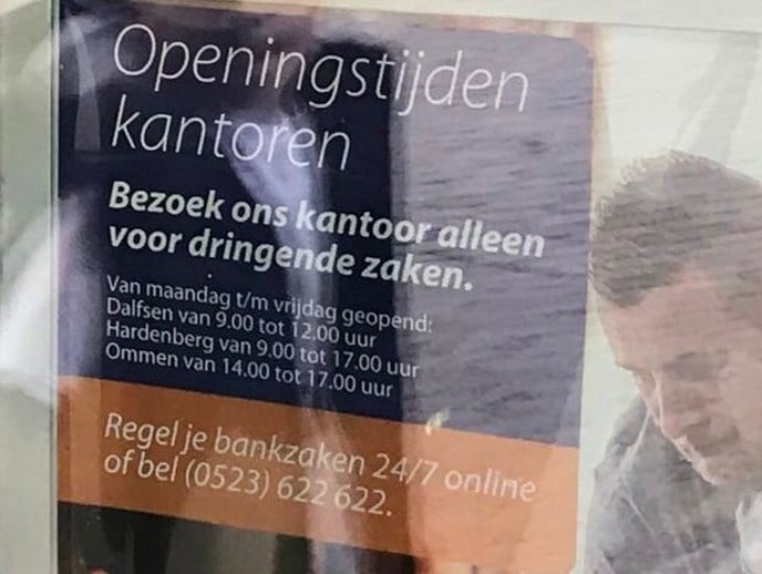 Alleen voor dringende zaken - Foto: Ingezonden foto