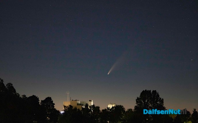 Komeet NEOWISE boven Dalfsen (2) - Foto: Ingezonden foto