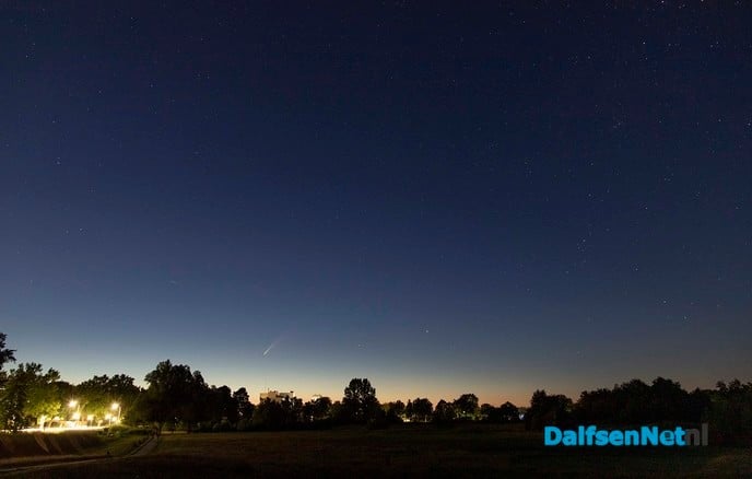 Komeet NEOWISE boven Dalfsen (2) - Foto: Ingezonden foto