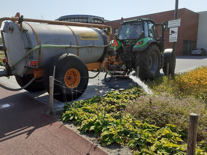 Extra water voor bloemen en planten - Foto: Ingezonden foto