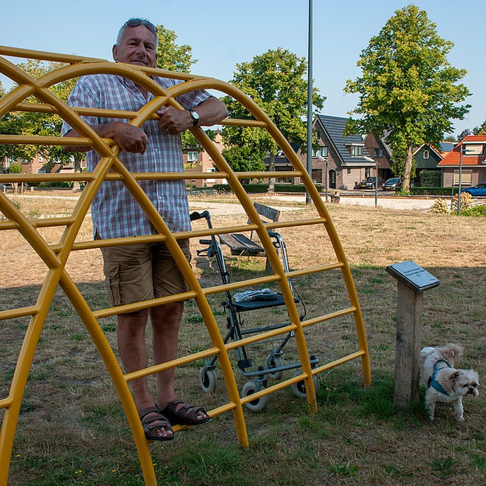 Jan Grobbee ontdekt nieuwe sport - Foto: Paul Scholten