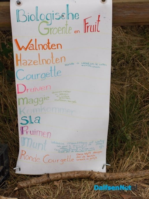 Gezellige kraampjes onderweg