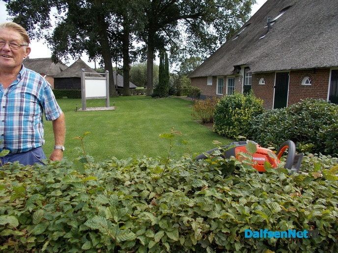 De heggenknipper is er maar druk mee