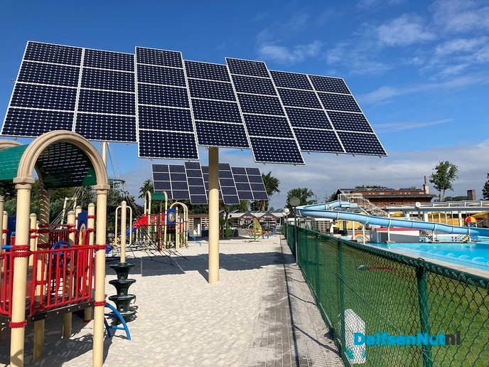 Zonnepanelen openluchtbad gerner - Foto: Ingezonden foto