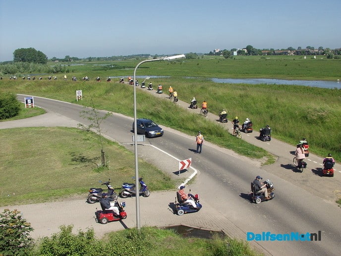 Recreatieve scootmobieltocht - Foto: Ingezonden foto