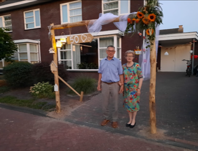 Dieneke en Johan Wienen 50 jaar getrouwd - Foto: Ingezonden foto