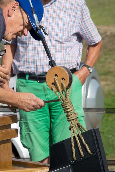 Twee zeilen voor de Vechtzomp Dalfsen - Foto: Geert Bistervels