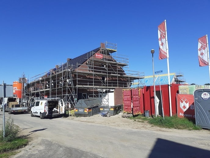 Volop bouwbedrijvigheid Oosterdalfsen - Foto: Ingezonden foto