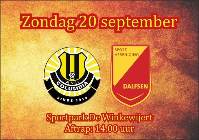 SV Dalfsen van start tegen AVV Columbia - Foto: Ingezonden foto