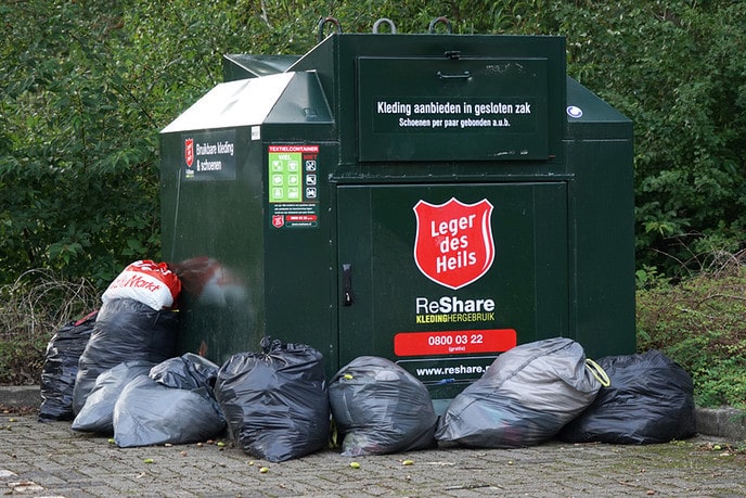 Kledingbak weer overvol - Foto: Ingezonden foto