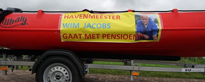 Wim Jacobs “vaart af” als havenmeester - Foto: Paul Scholten