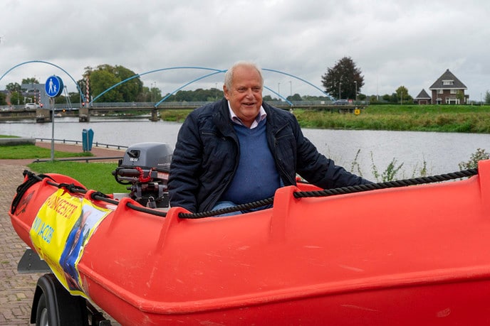 Wim Jacobs “vaart af” als havenmeester - Foto: Paul Scholten
