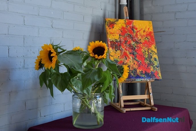 Schilderworkshop en expositie Janny de Groot - Foto: Johan Bokma