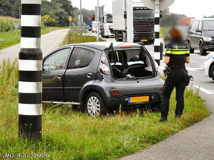 Aanrijding Verkeerslichten Oudleusen.