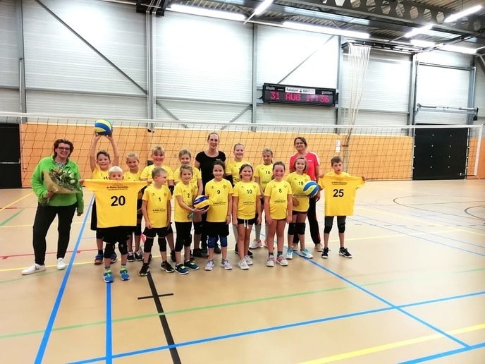 Nieuwe shirts voor Kids Volley van Dalvo - Foto: Ingezonden foto