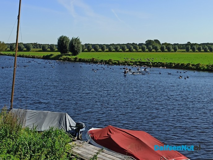 Nog steeds gezellig druk op de Vecht - Foto: Ingezonden foto