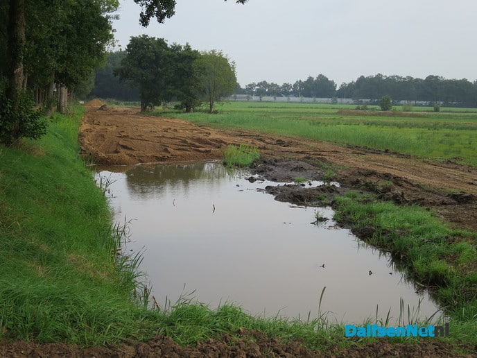 Oude weteringen rond Soeslo worden gedicht - Foto: Wim