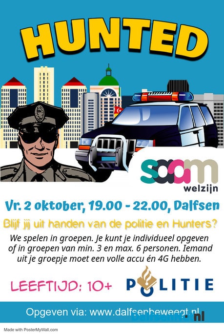 SAAM Welzijn organiseert Hunted - Foto: Ingezonden foto