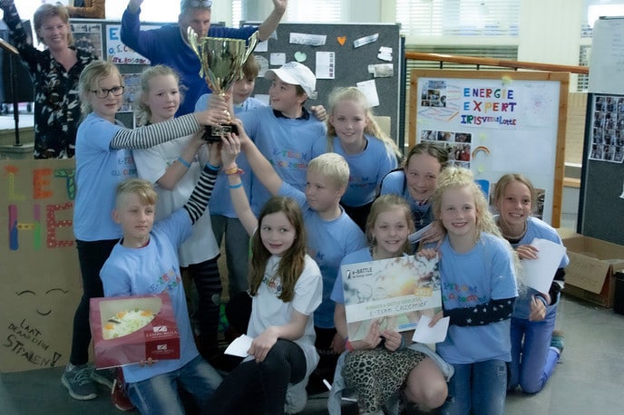 Dalfsense leerlingen tegen energieverspilling - Foto: Eigen geleverde foto