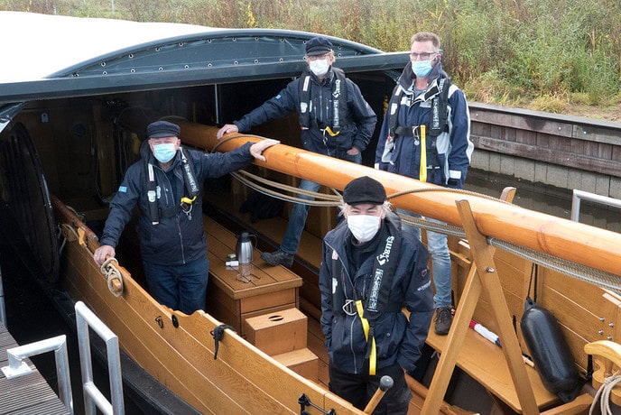 Laatste tocht dit jaar van de Vechtzomp - Foto: Geert Bistervels