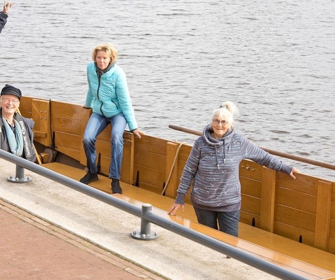 Uitsluitend nog dames op de Dalfser Vechtzomp… - Foto: Geert Bistervels