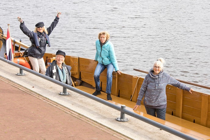 Uitsluitend nog dames op de Dalfser Vechtzomp… - Foto: Geert Bistervels