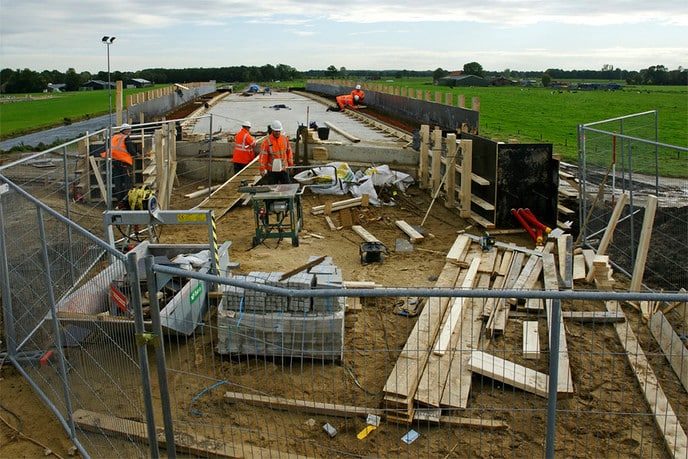 Voortgang nieuwe tracé Hessenweg - Foto: Paul Scholten
