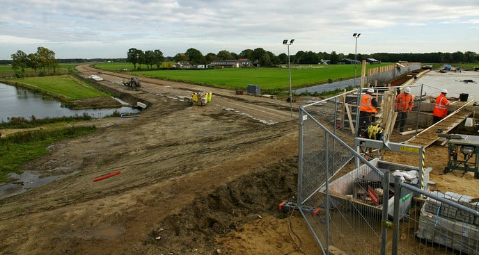 Voortgang nieuwe tracé Hessenweg - Foto: Paul Scholten
