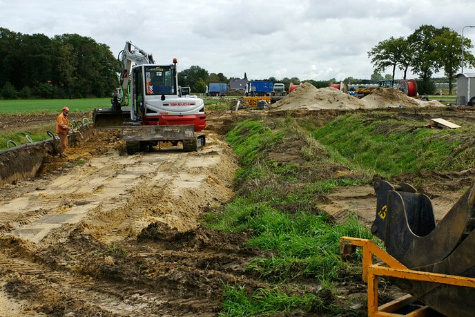 Actuele foto’s werkzaamheden Hessenweg - Foto: Paul Scholten