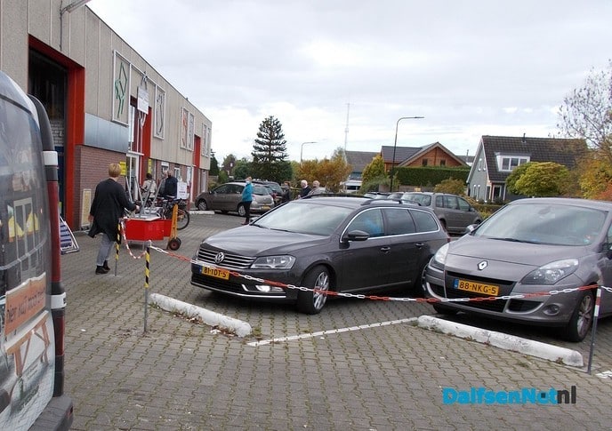 Drukte bij de kringloop