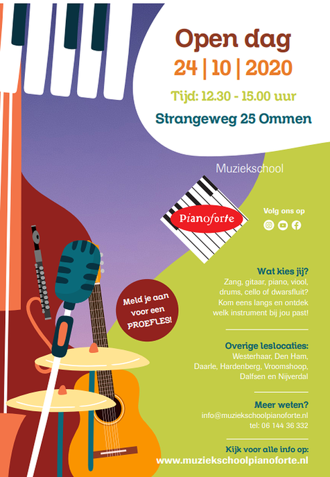Open dag muziekschool - Foto: Eigen geleverde foto