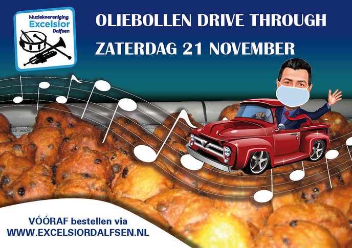 Oliebollen Drive Through Excelsior - Foto: Ingezonden foto